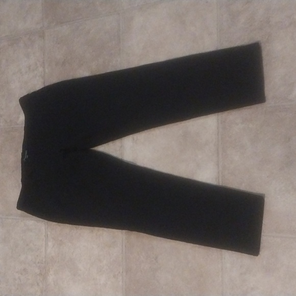 EILEEN FISHER Black Italian Fabric Pull On/Elastic Waist Pant Size M - Picture 1 of 8